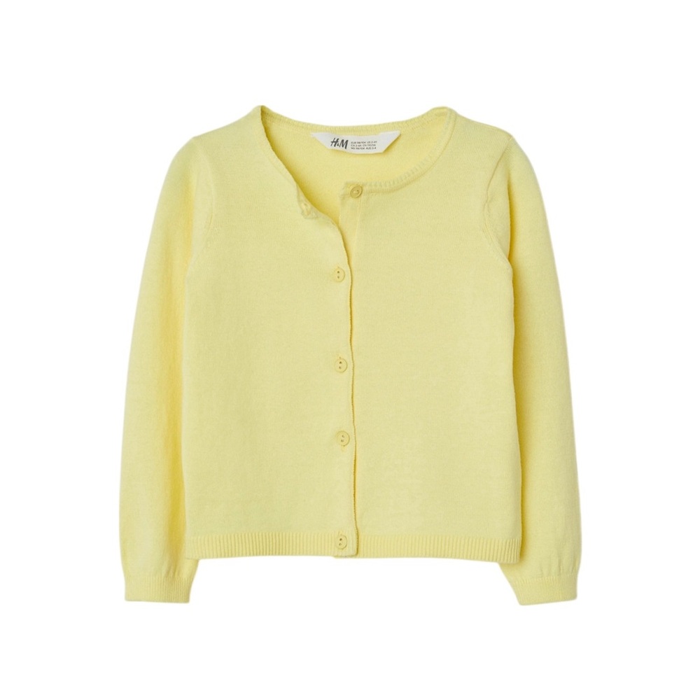 H&M girls size 6-8 fine knit cardigan